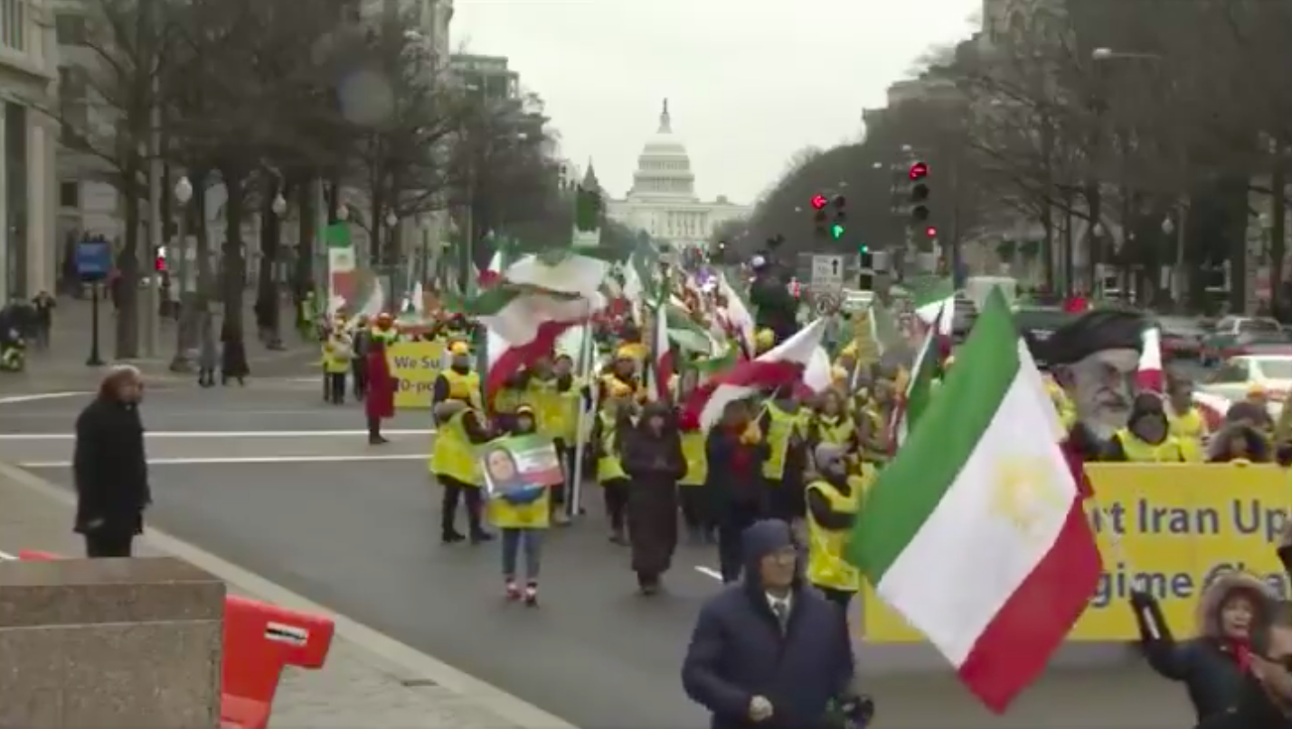 Iran Freedom March In Washington Draws Large Crowd, Calls For Regime Change