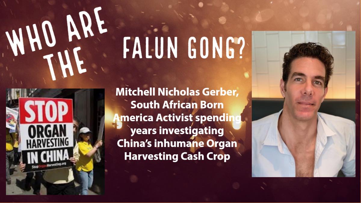 Debbie Aldrich Talks With Mitchell Nicholas Gerber, Activist exposing China's Cash Cow, 'Organs For Sale'