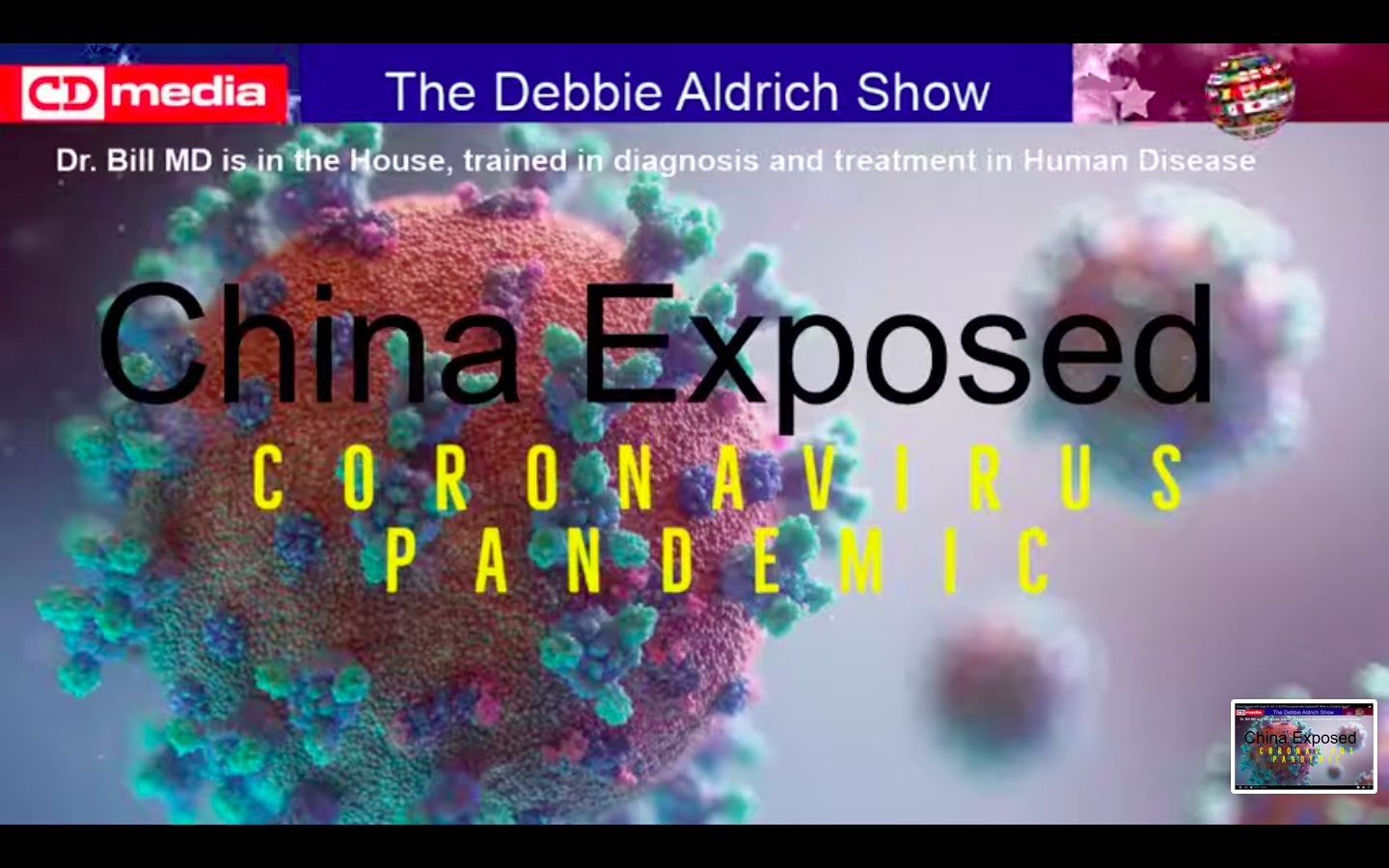 Debbie Aldrich Talks Chinese Coronavirus With Dr. Bill...Is COVID-19 Genetically Engineered?