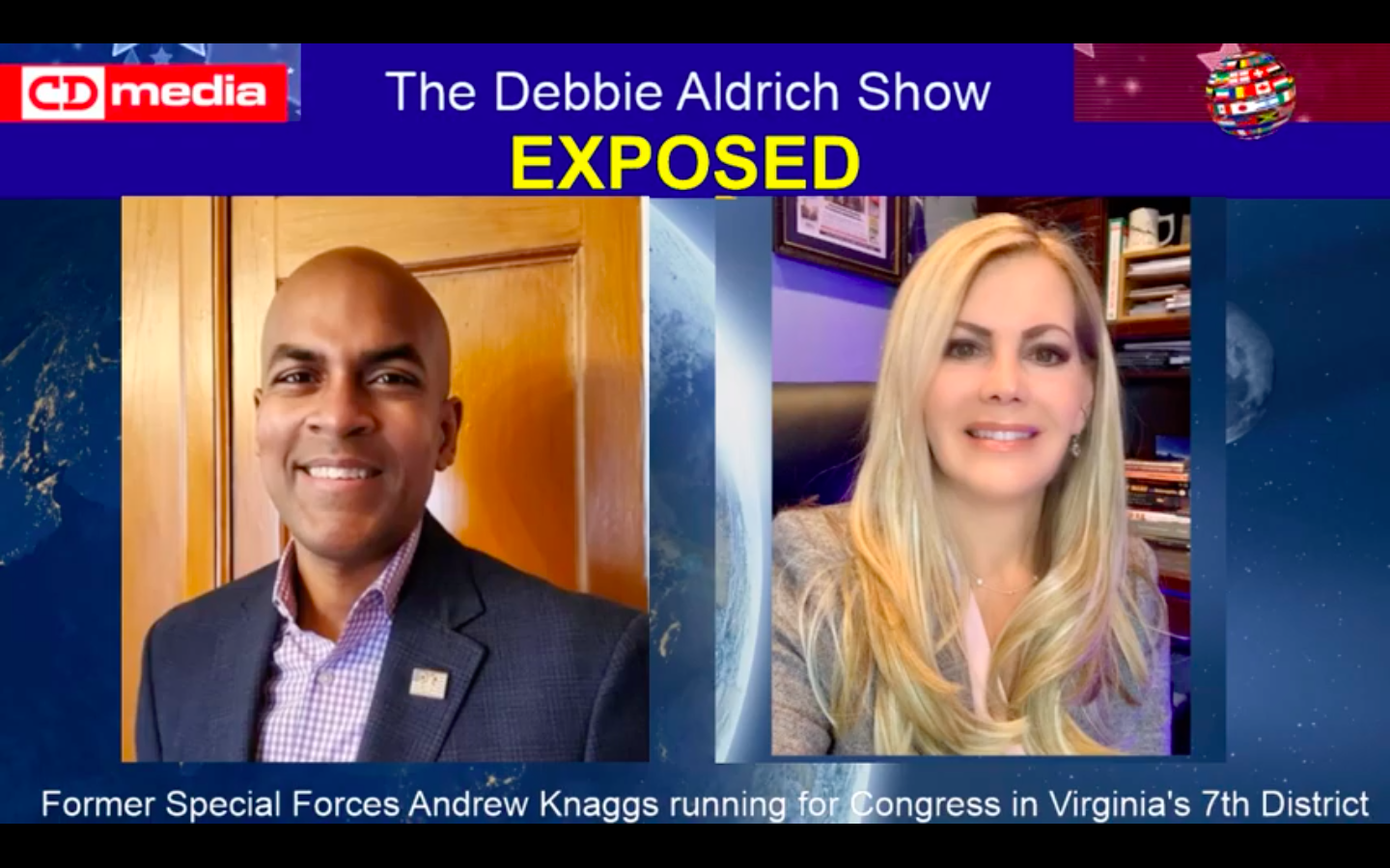 Debbie Aldrich Talks With Congressional Candidate Andrew Knaggs On Chinese Coronavirus And National Security