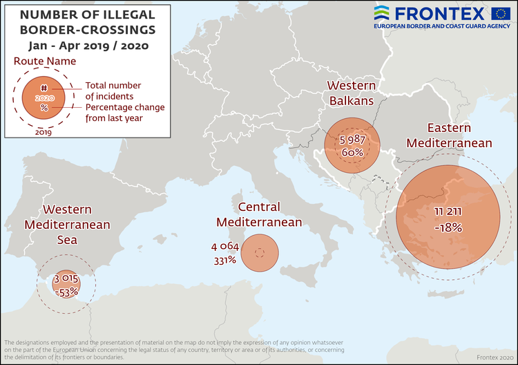 60% Increase In Illegal Border Crossings Into The EU Via Western Balkans