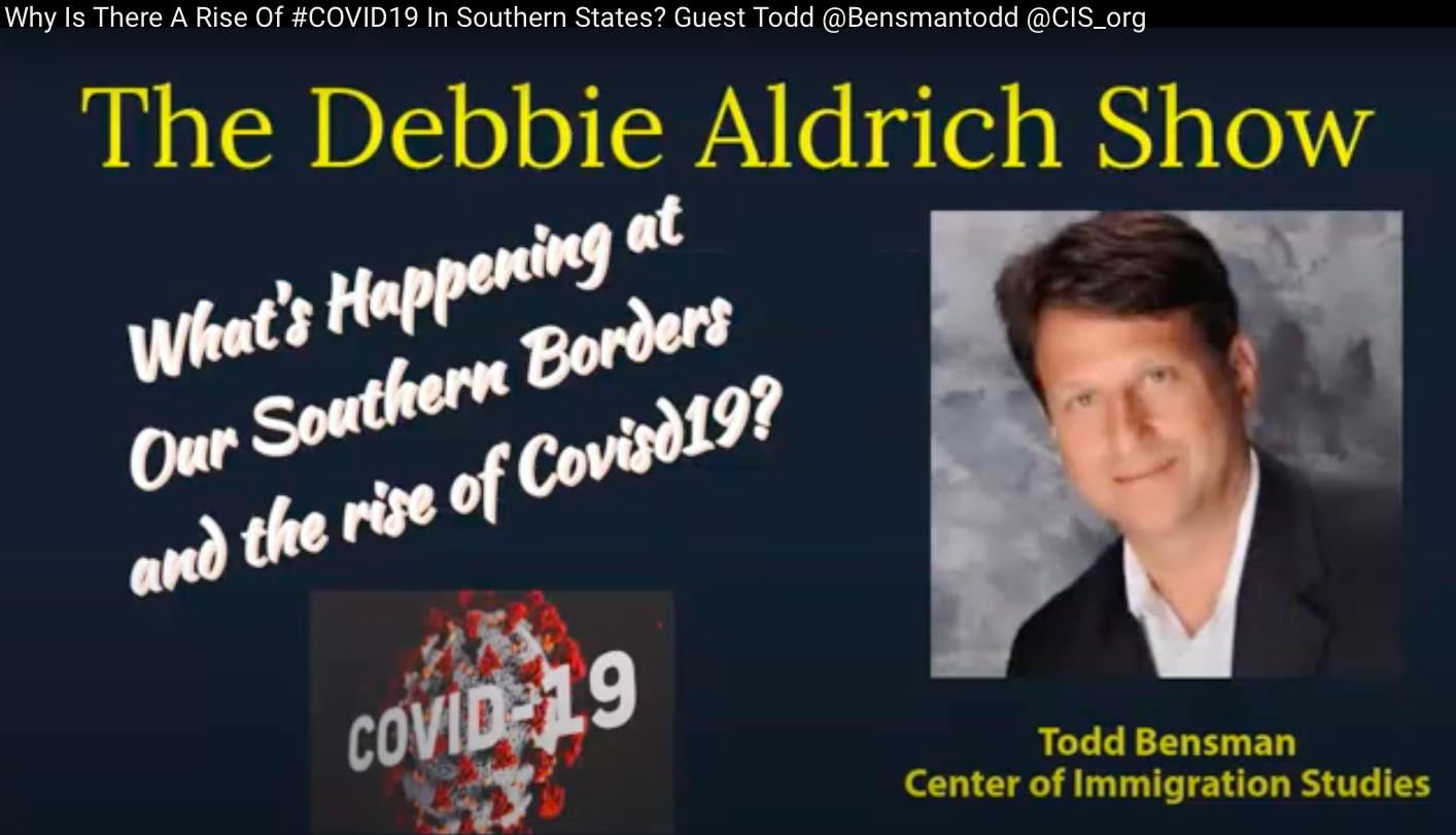 Why Is There A Rise Of #COVID19 In Southern States? Debbie Aldrich Hosts Todd Bensman