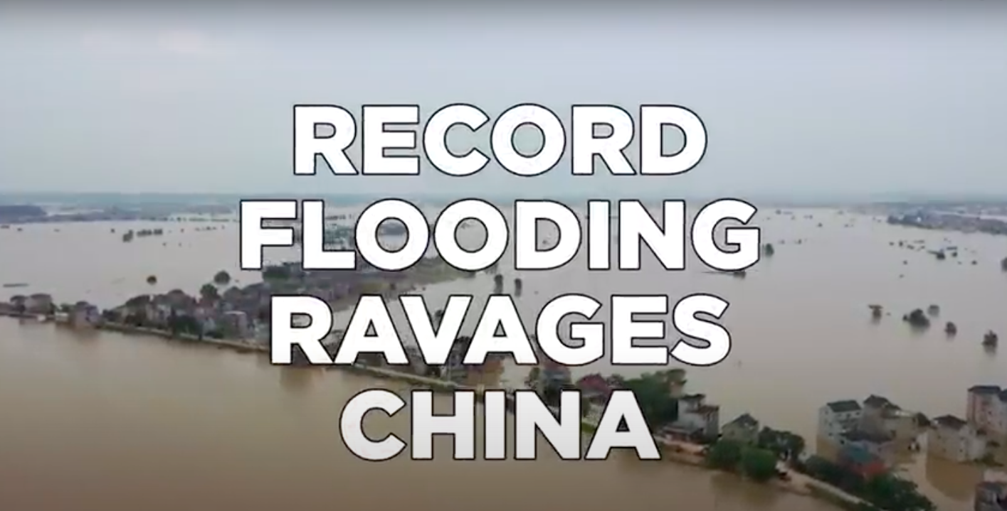 China Slammed By Floods