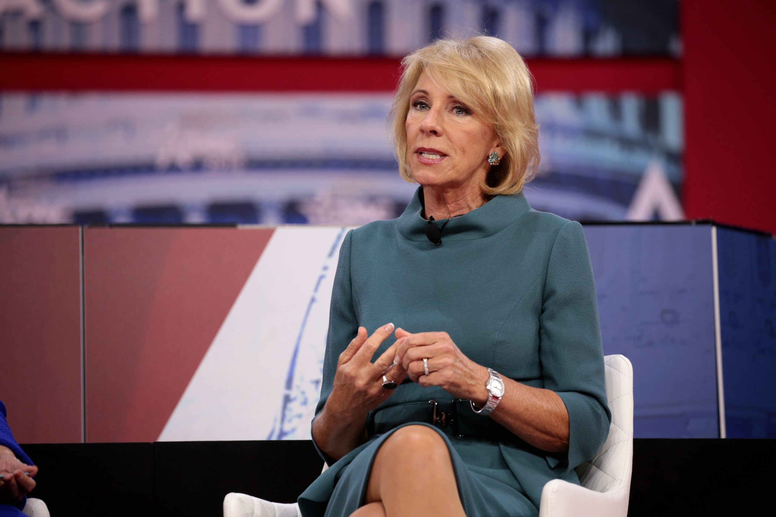 Betsy Devos Says Getting Kids Back In School Is "Imperative"