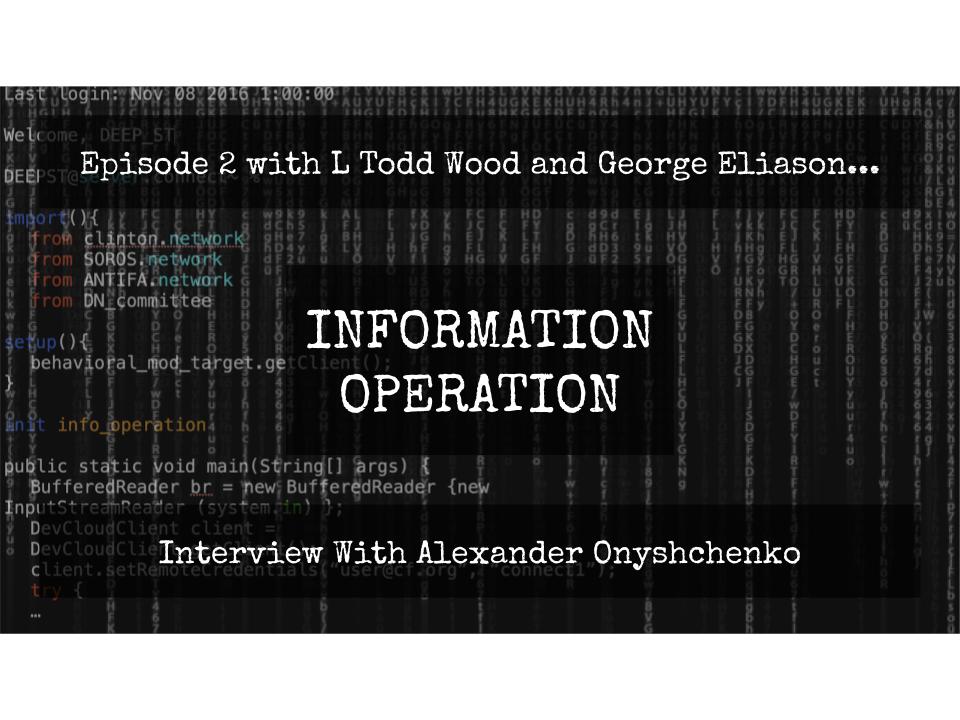 Information Operation Episode 2: Witness Interview...Biden Helped Steal $4-5Billion From Ukraine