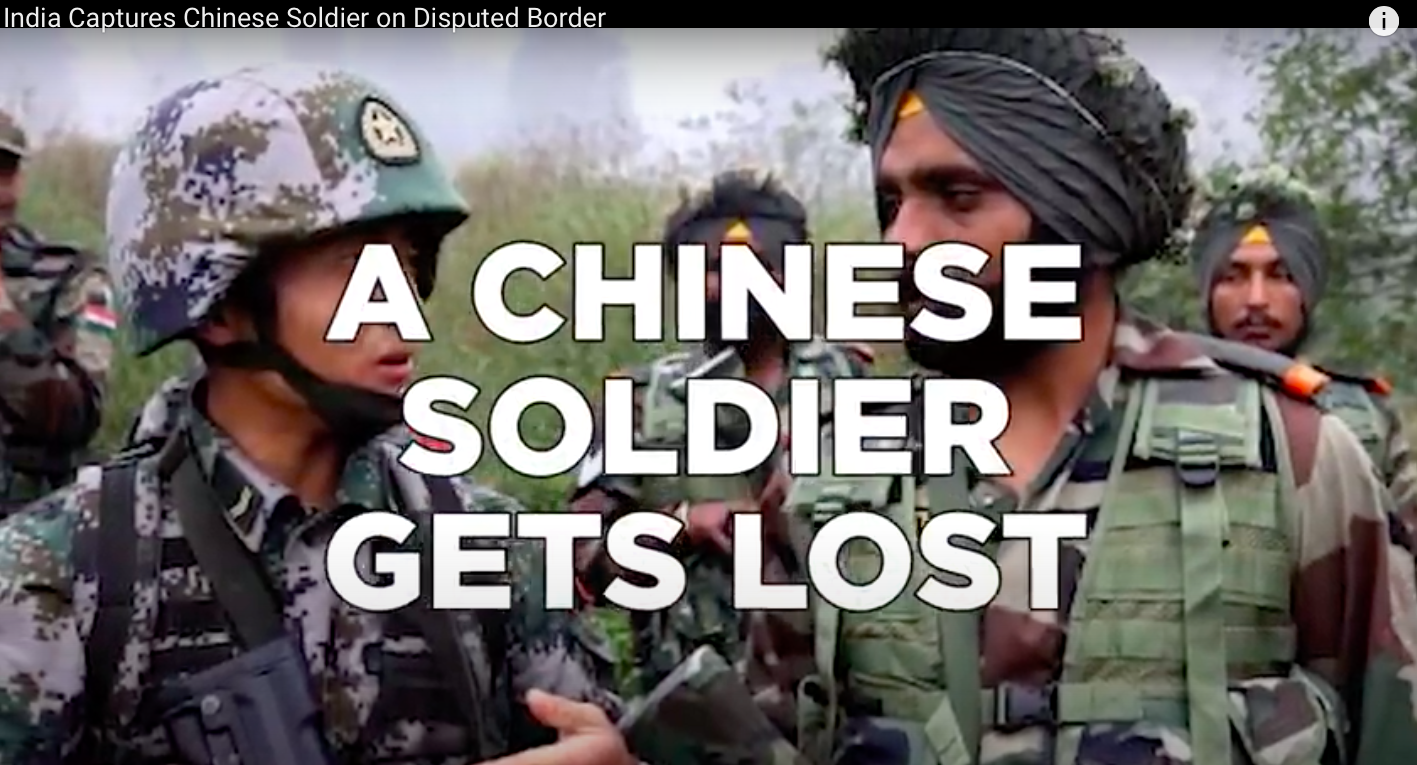 VIDEO: India Captures Chinese Soldier On Disputed Border