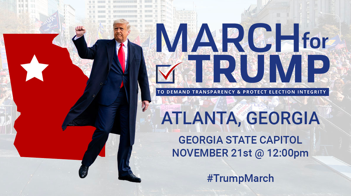 Trump March Atlanta, GA Saturday Nov 21, 12PM