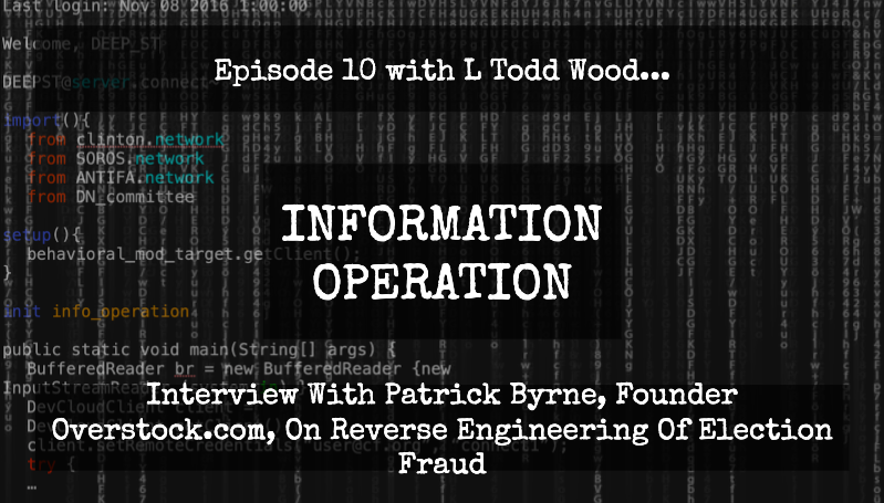 IO Episode 10...Interview With Overstock.com Founder Patrick Byrne