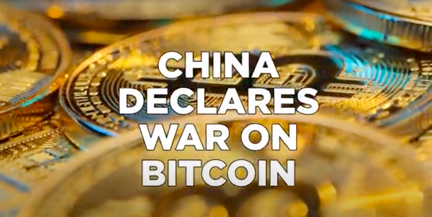 China declares war on Bitcoin