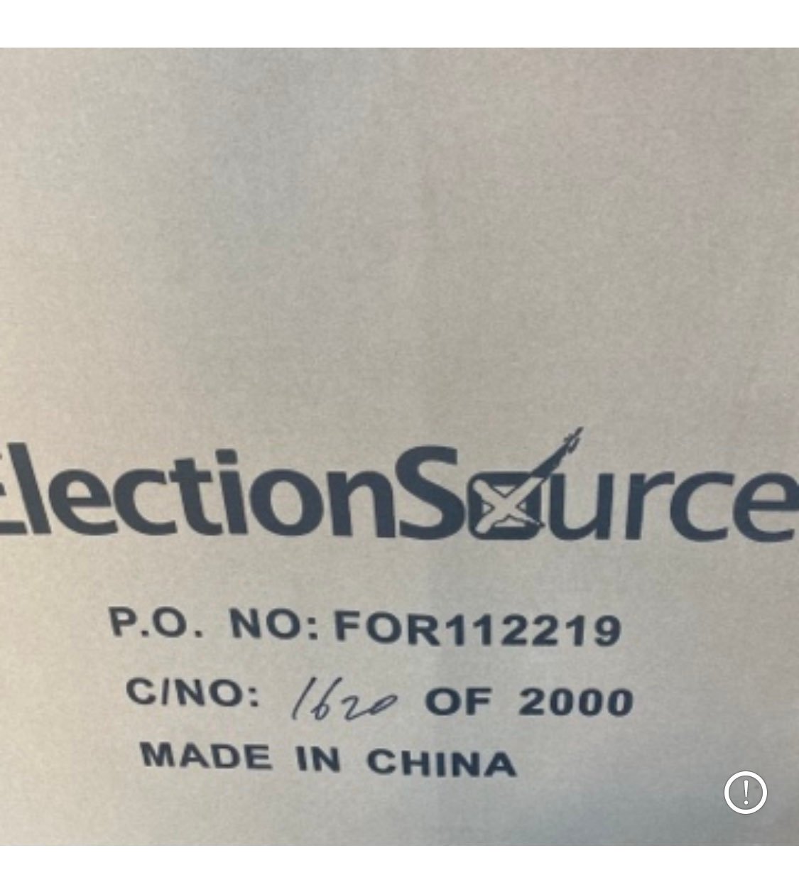 Dominion Received At Least 2,000 Large Boxes From China During 2020 Election