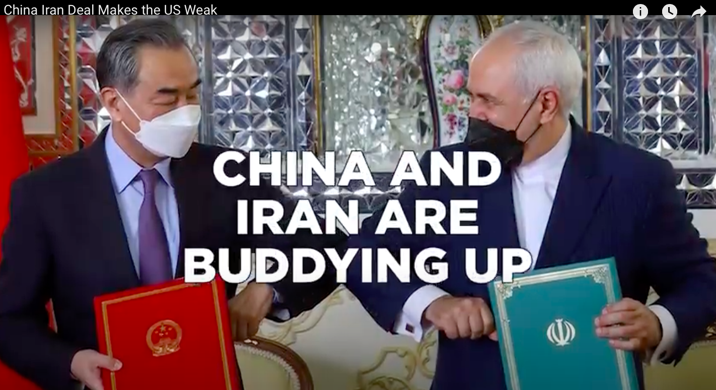 VIDEO: China Makes Deal With Iran For Oil, And Chinese Dominance In Middle East