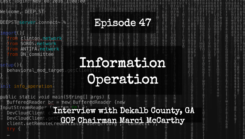 IO Episode 47 - Interview With Dekalb County, GA GOP Chairman Marci McCarthy