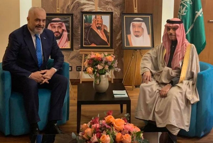Albanian Prime Minister Discusses Green Initiatives And Cooperation With Saudi Foreign Minister