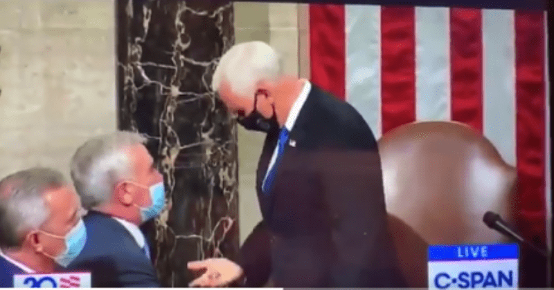 Mike Pence Who Received Mysterious Coin For Betraying Trump And Sealed America's Fate, Talks About Biden Evil