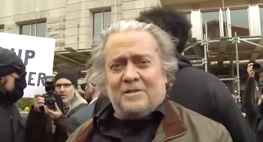 VIDEO: Steve Bannon Turns Himself In To FBI On Contempt Of Congress Charges
