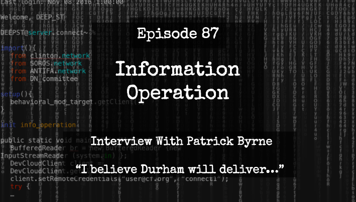 IO Episode 87 - Interview With Patrick Byrne