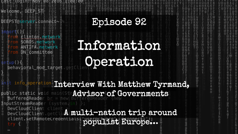 IO Episode 92 - Interview With Matthew Tyrmand, Advisor Of Governments