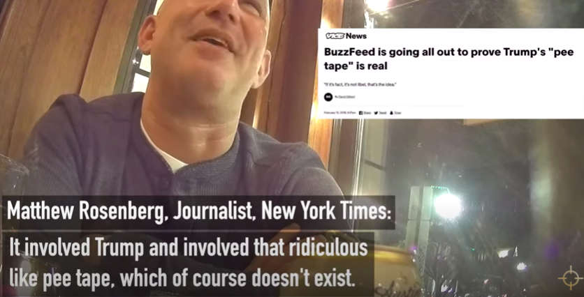 New York Times Reporter Discusses CIA / NSA Sources; ‘Ridiculous Pee Tape Didn’t Exist’ … ‘Crazier Leftist Sh*t’ Influences Reporting