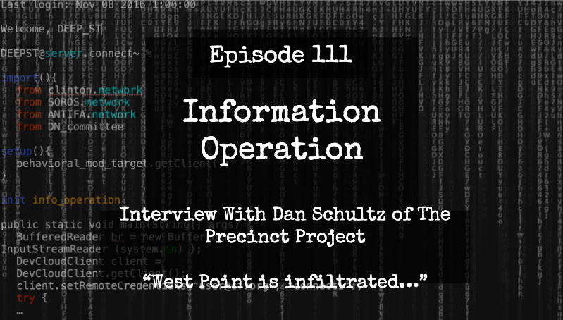 IO Episode 111 - Interview With Precinct Project's Dan Schultz