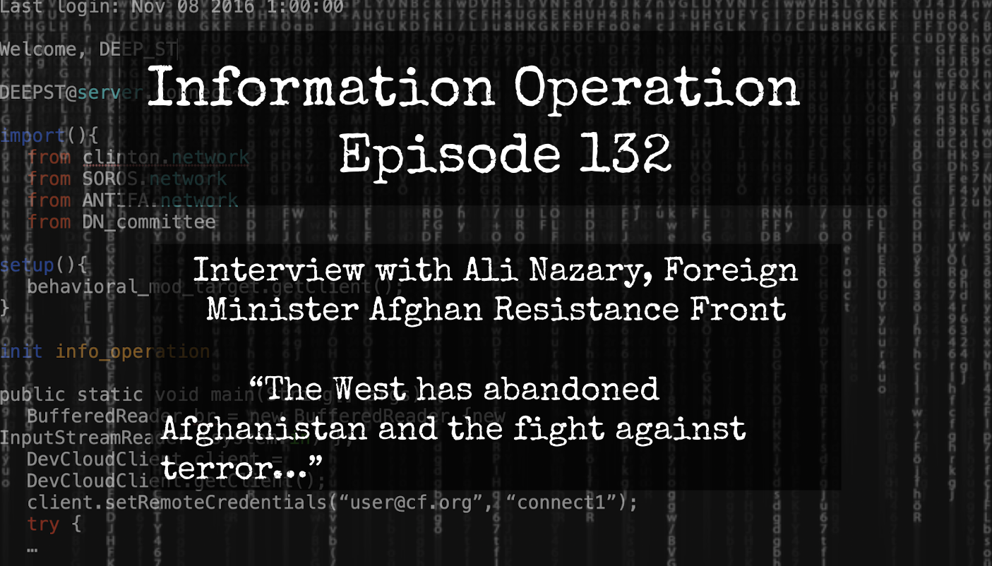 EXCLUSIVE Interview With Afghanistan Resistance Front Foreign Minister