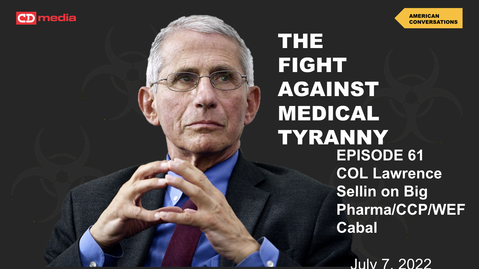 Episode 60-Fight Against Medical Tyranny-Dr Lawrence Sellin On CCP/WEF/Big Pharma Collusion