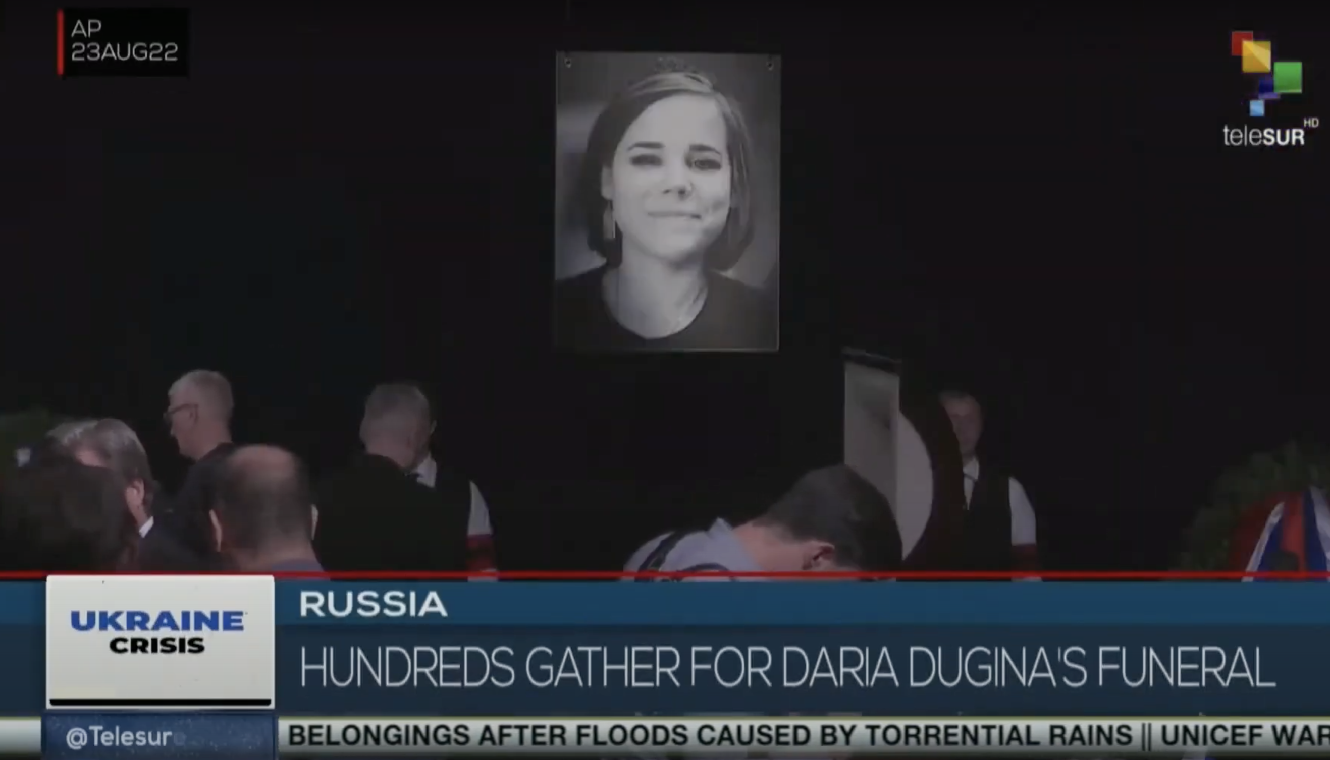 Funeral Of Darya Dugina Held In Moscow