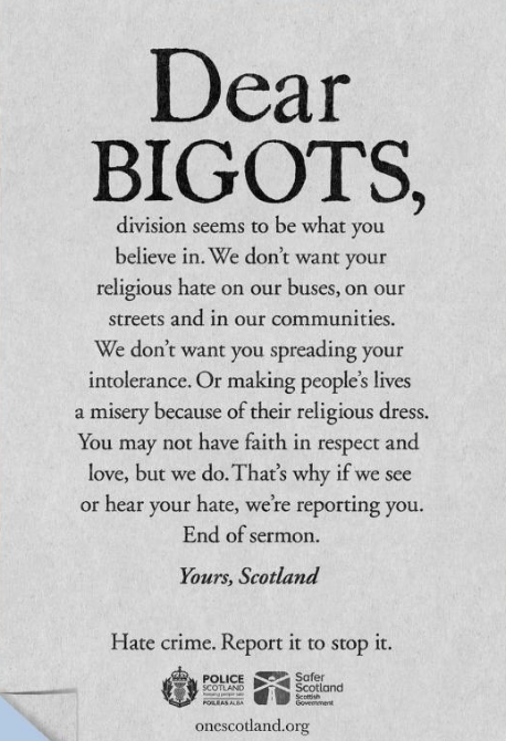 Scotland, Where Indoctrination Never Stops