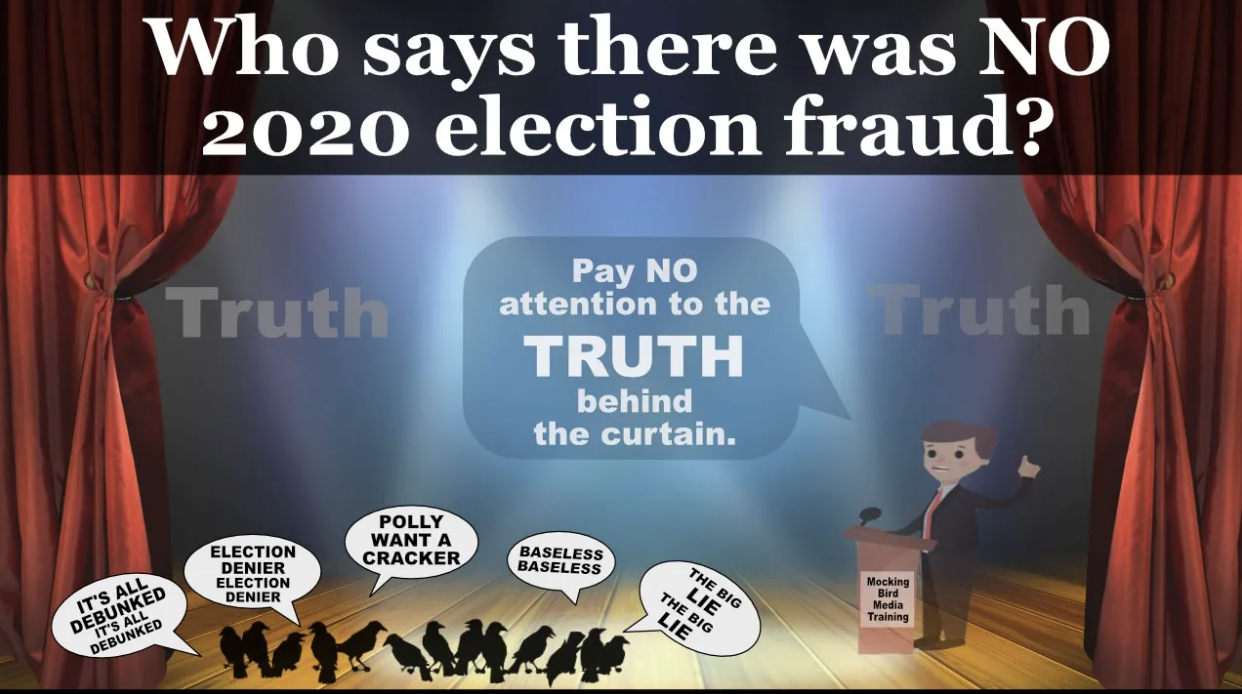 WHO SAYS THERE WAS NO 2020 ELECTION FRAUD?