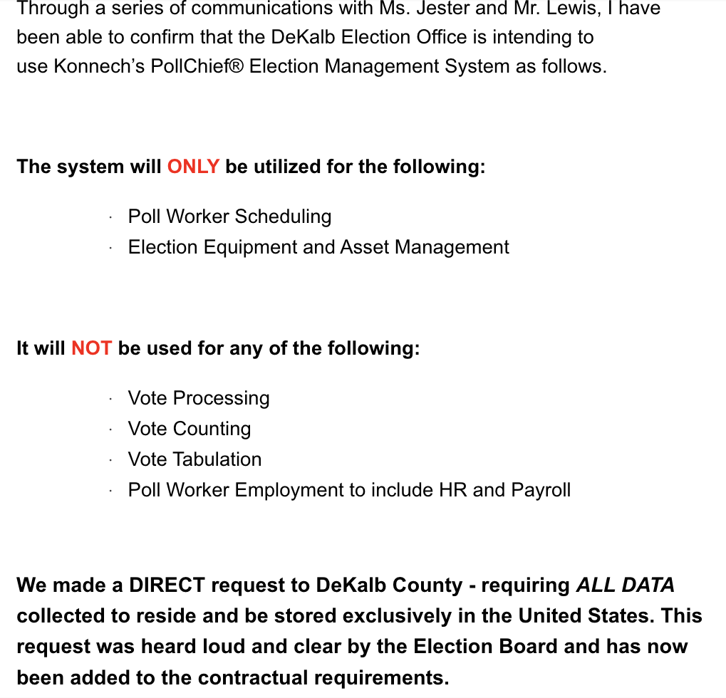Dekalb County Will Continue To Use Konnech For Election Management After CEO Arrested For Sending CCP American Election Worker Personal Data