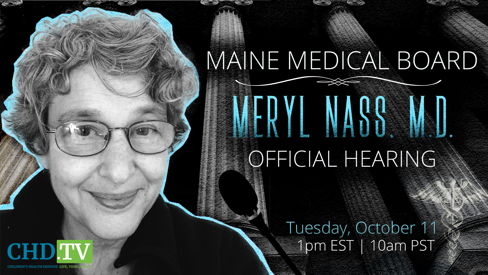 LIVESTREAM 1pm EST: Maine Medical Board — Meryl Nass, M.D. Official Hearing - Nass Fights Medical Tyranny For Practicing Real Medicine