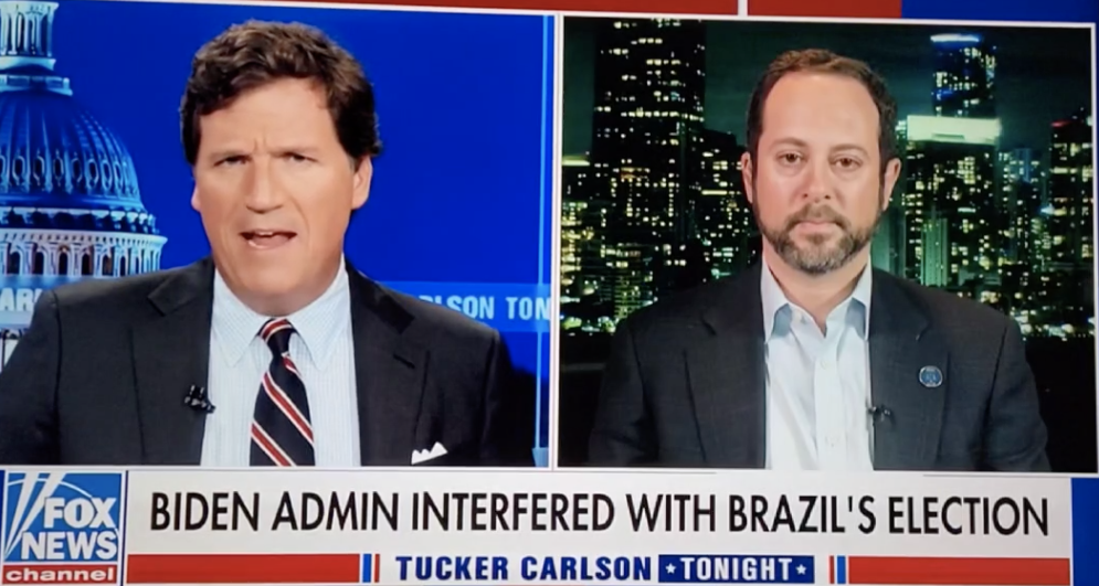 CDM Contributor Matt Tyrmand Appears On Tucker To Discuss Brazil, Gives Us A 'Shout Out'