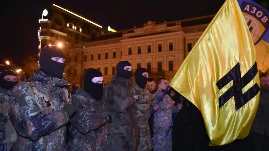 Not The Babylon Bee-Ukrainian Nazi Regiment Visits Israel, Welcomed With Open Arms In Fight For 'Democracy' As Zelenskiy Bans Churches