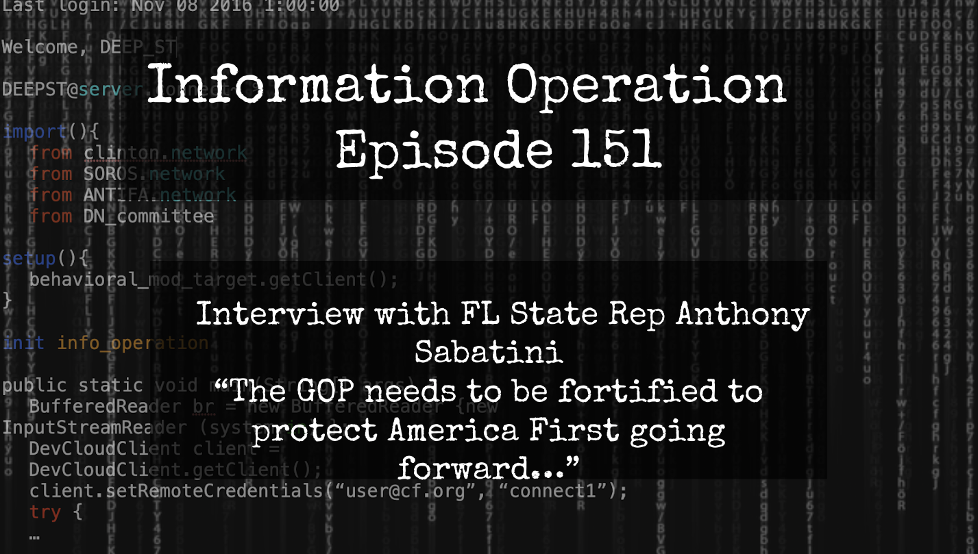 IO Episode 151 - Anthony Sabatini - The Future Of GOP In FL