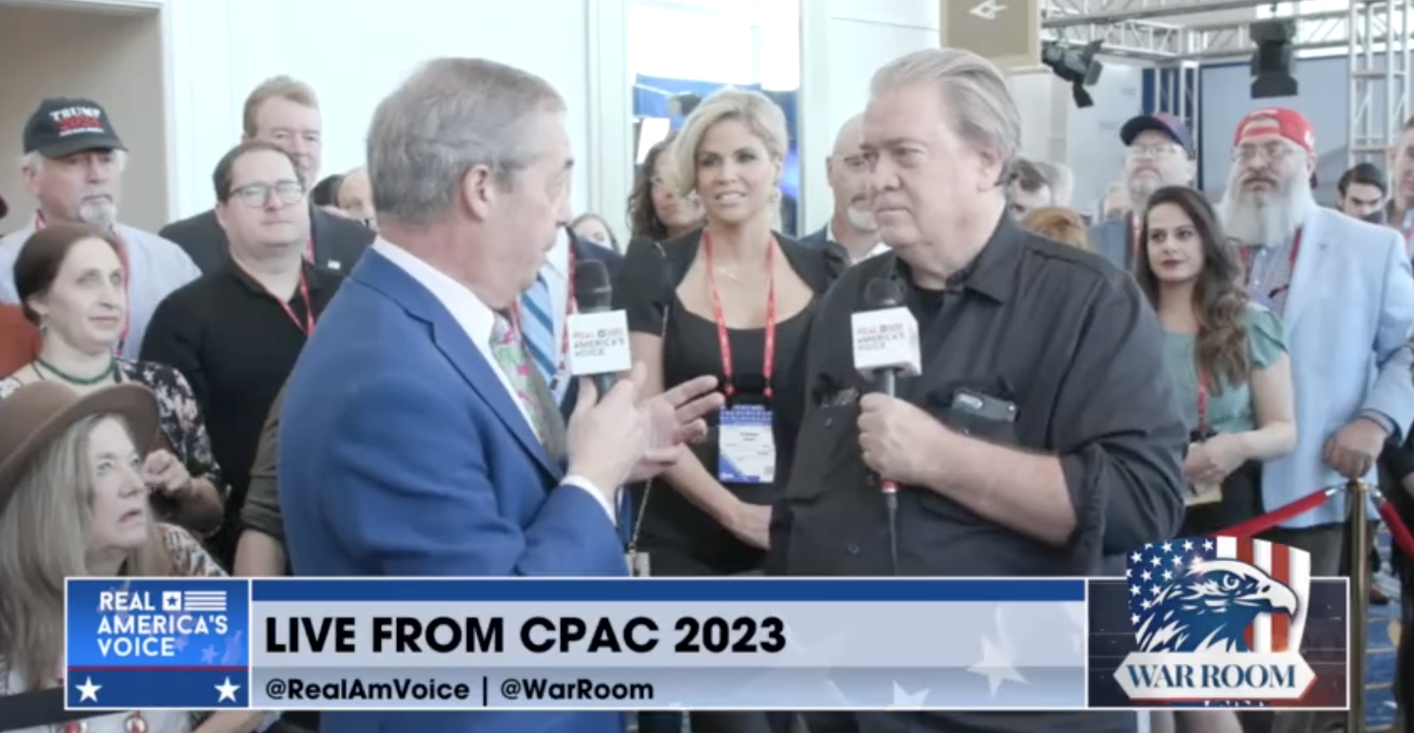 Nigel Farage Live From WarRoom CPAC: We Need To Replace The Tories