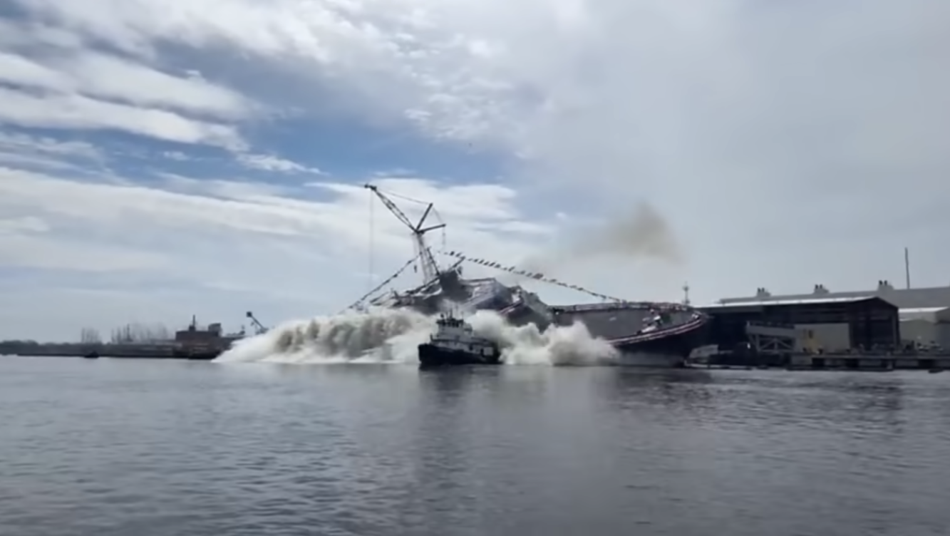 Distracted, Woke US Navy Can’t Launch A Ship Without Breaking It