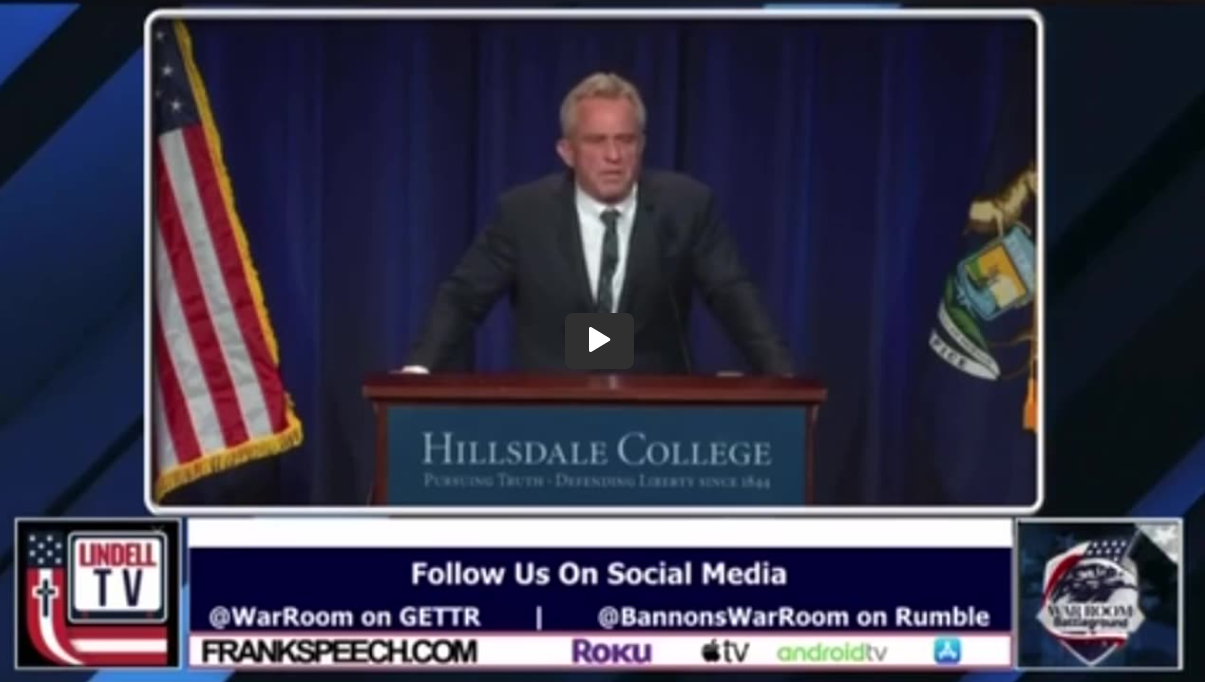 Robert F. Kennedy Jr. Describes Ties From Pre-911 To Bioweapons And Pandemic