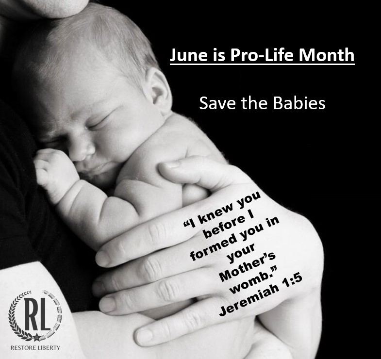 Celebrate June as Pro-Life Month