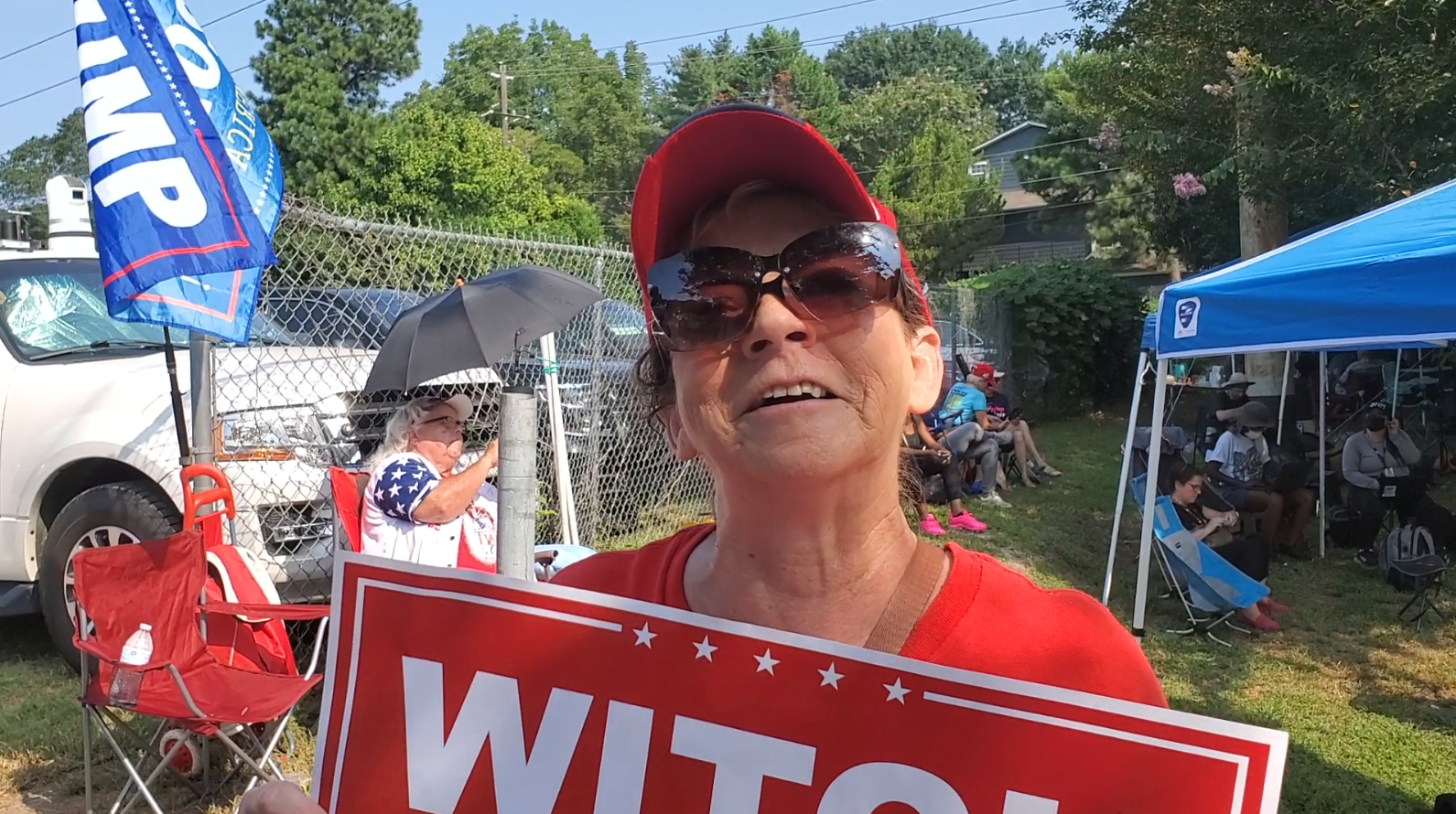 Georgia Activist Debbie Dooley Describes The Crowd Outside the Fulton Jail - There To See and Support Trump