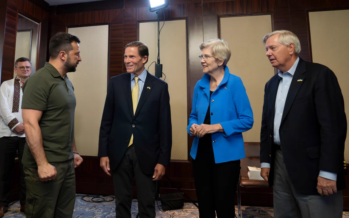 U.S. Senators Blumenthal, Warren And Graham In Ukraine To Meet Zelinskyy For Fourth Time