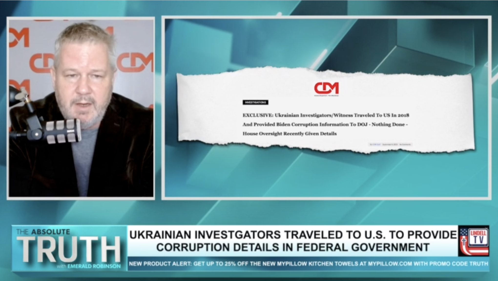 CDM Founder L Todd Wood Appears With Emerald Robinson-UKRAINIAN INVESTIGATORS TRAVELED TO U.S. TO PROVIDE CORRUPTION DETAILS IN FEDERAL GOVERNMENT