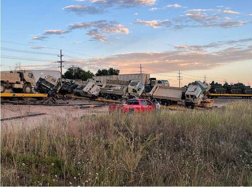 "Cars Spinning Everywhere": Train Carrying Military Vehicles Derails In Colorado Springs