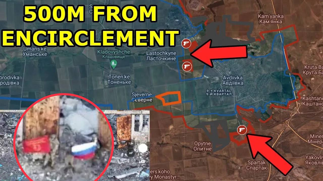BREAKING: 20k Ukrainian Troops Soon To Be Cut Off In Avdiivka