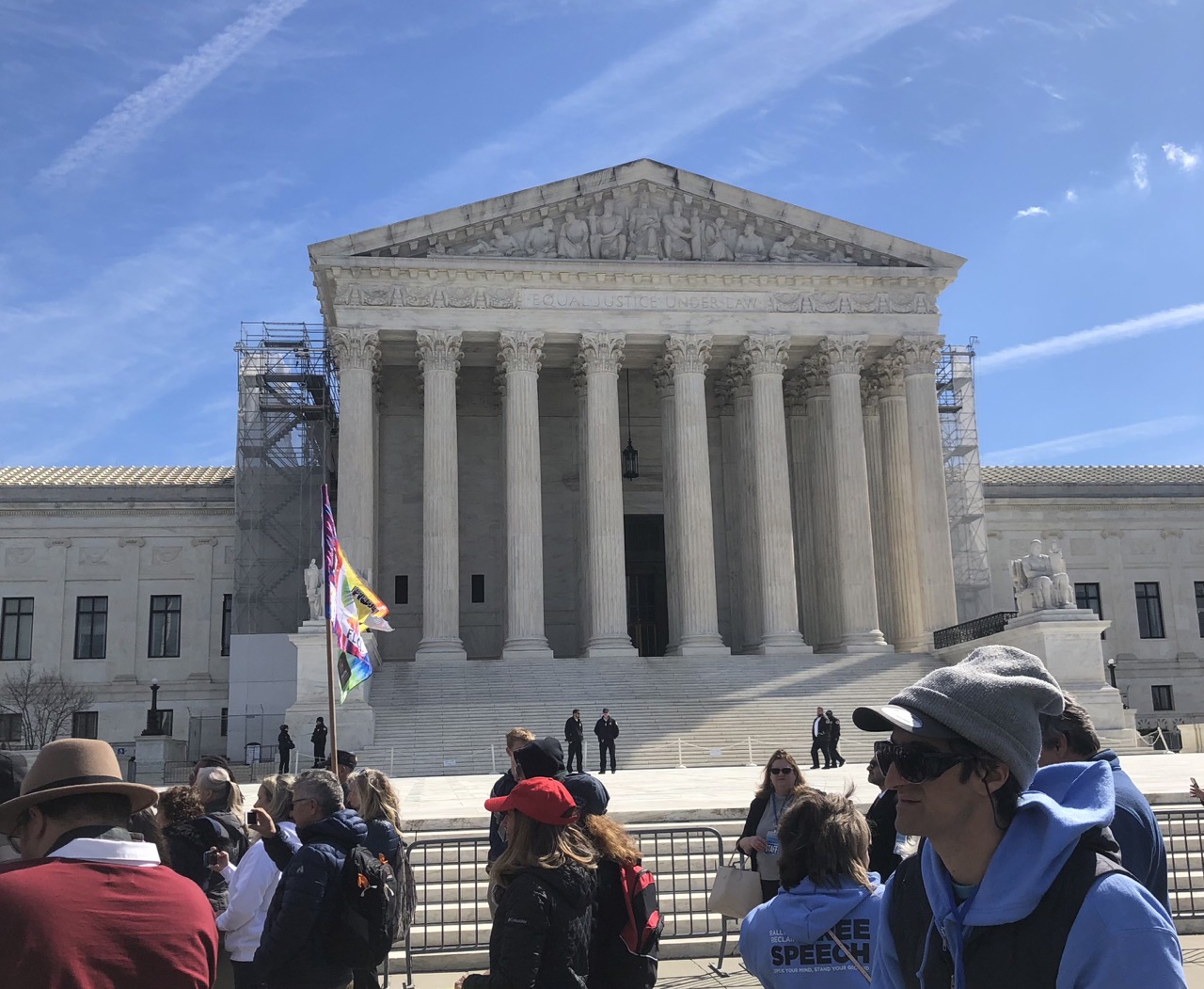 With important free speech/censorship legislation before SCOTUS, L Todd Wood was asked to speak at a rally in front of the court. CDM also sponsored the event.