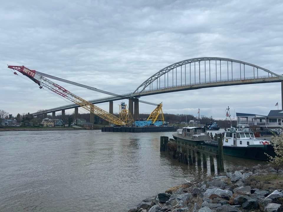 Clean Up Effort At Key Bridge Begins In Earnest