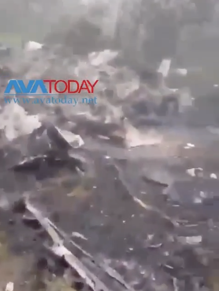 Video Of Raisi Crash Scene Shows Holes In Fuselage - Possible Shrapnel Damage