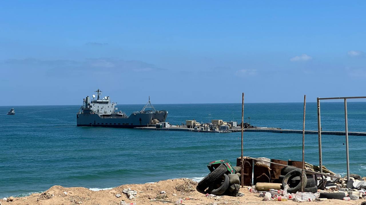 The US Army has informed that this morning the procedure of connecting the humanitarian dock to the shores of Gaza was completed and its activity will begin in the coming days.