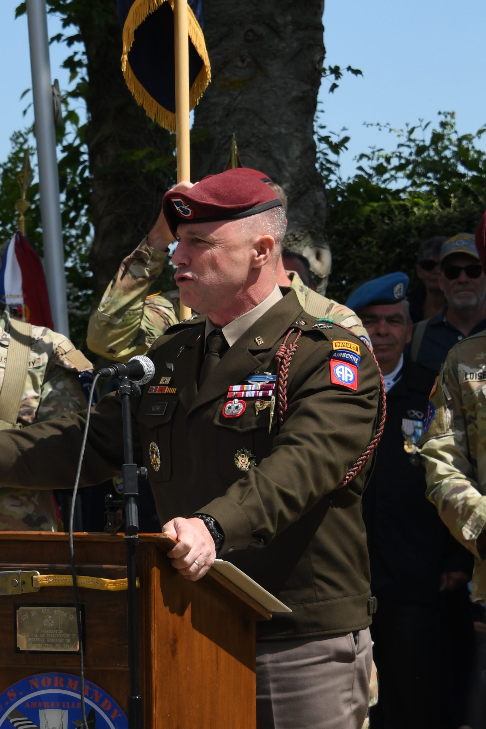 MG Pat Work Disgraces US Military At 80th D-Day Celebration in France