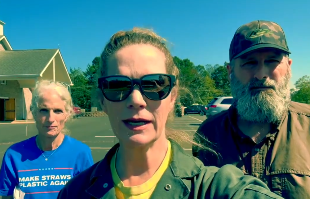 Catherine Englebrecht And Gregg Phillips On The Ground Helping NC Get Back In Communication