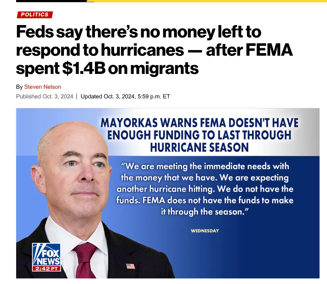 FEMA Spent Money On Housing Illegals?