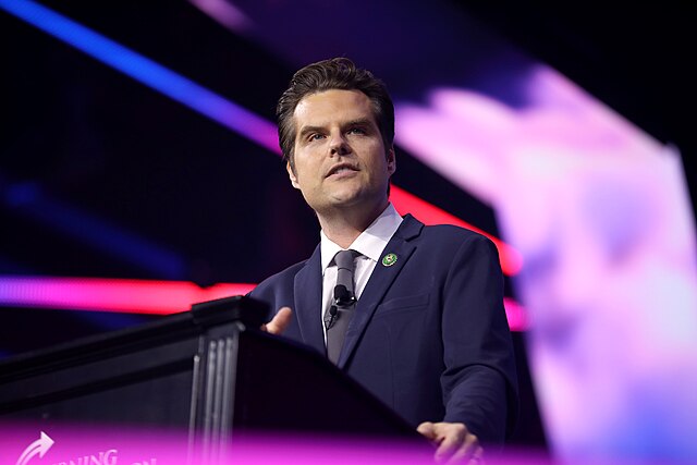 Gaetz Withdraws From AG Consideration